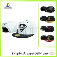 O snapback do painel do costume 6 ostenta o chapéu, os chapéus e os tampões unisex, dança o tampão do hip-hop